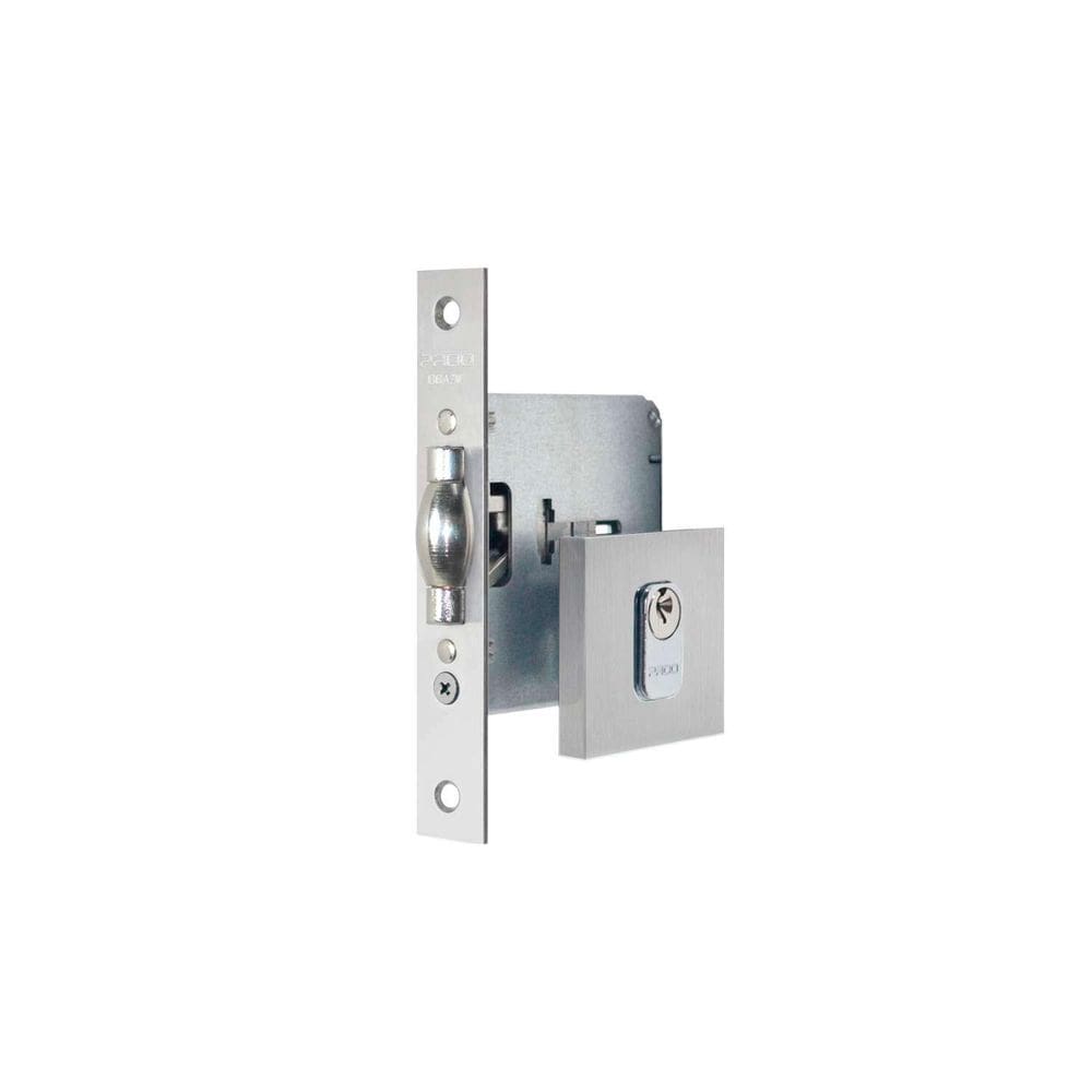 Fechadura Pado Trava Pivotante Escovado