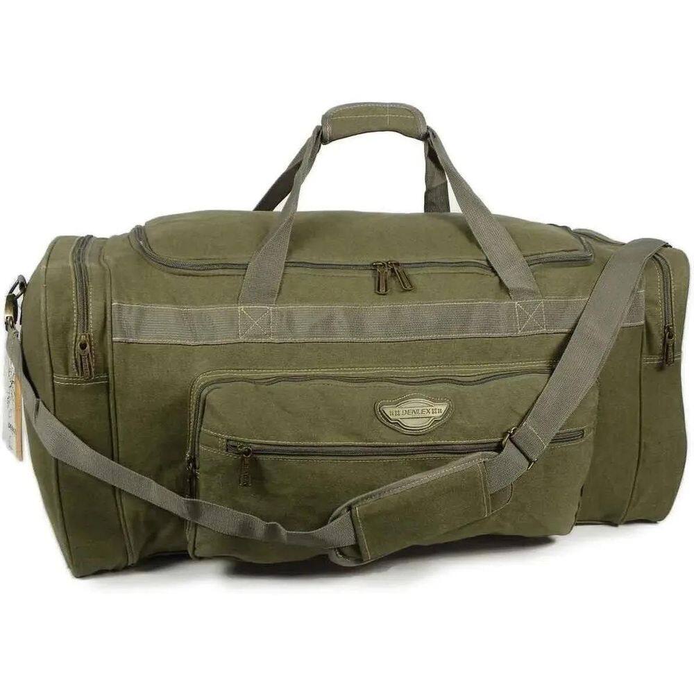 Sacola Bolsa De Viagem Em Lona Com Alça Transversal Grande