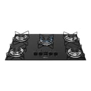 Cooktop Fischer 5 Bocas Fit Line 36360 - 102676 Preto Bivolt