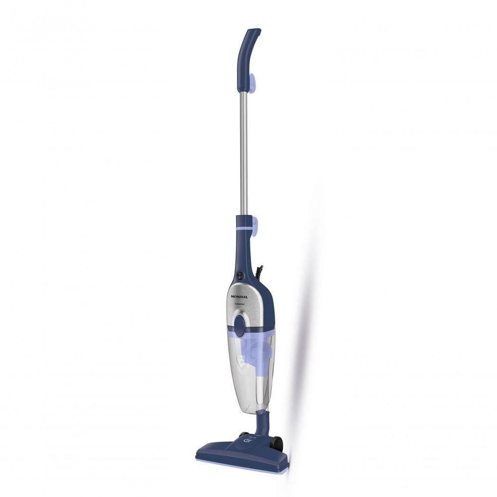 Aspirador De Pó Vertical Mondial Turbo Cycle HEPA AP-41-BLI 1550W Azul Escuro Com Inox 220V