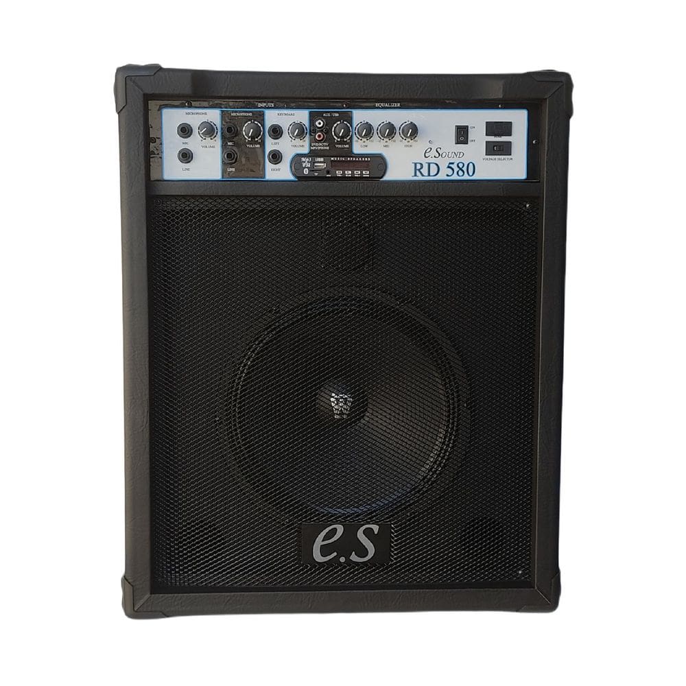 Caixa De Som Amplificada Teclado Violão Guitar 12 Pol 100W