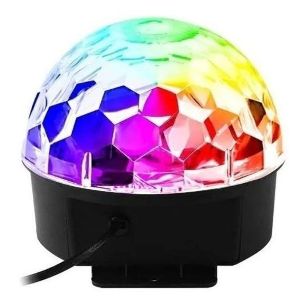 Globo Bola Maluca Led Magic Cristal Rgb Bluetooth Pen Drive