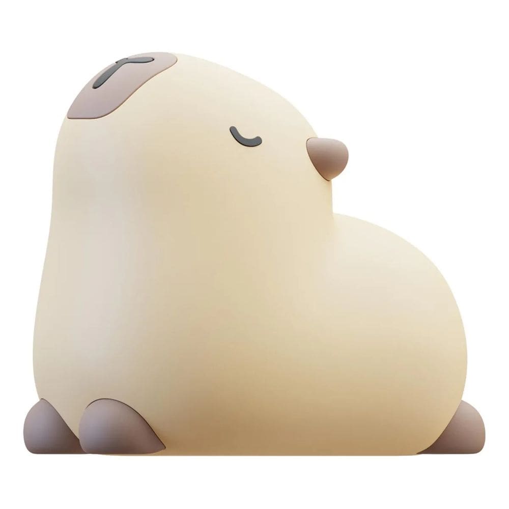 Luminaria da Capivara Led Abajur Noturna Recarregavel Touch Bbr Toys