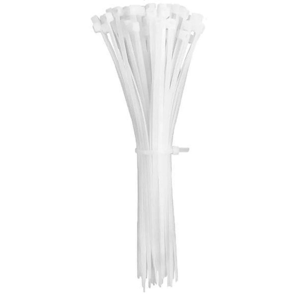 Abraçadeira Nylon Enforca Gato 3,6X200Mm Branco Com 1000 Un
