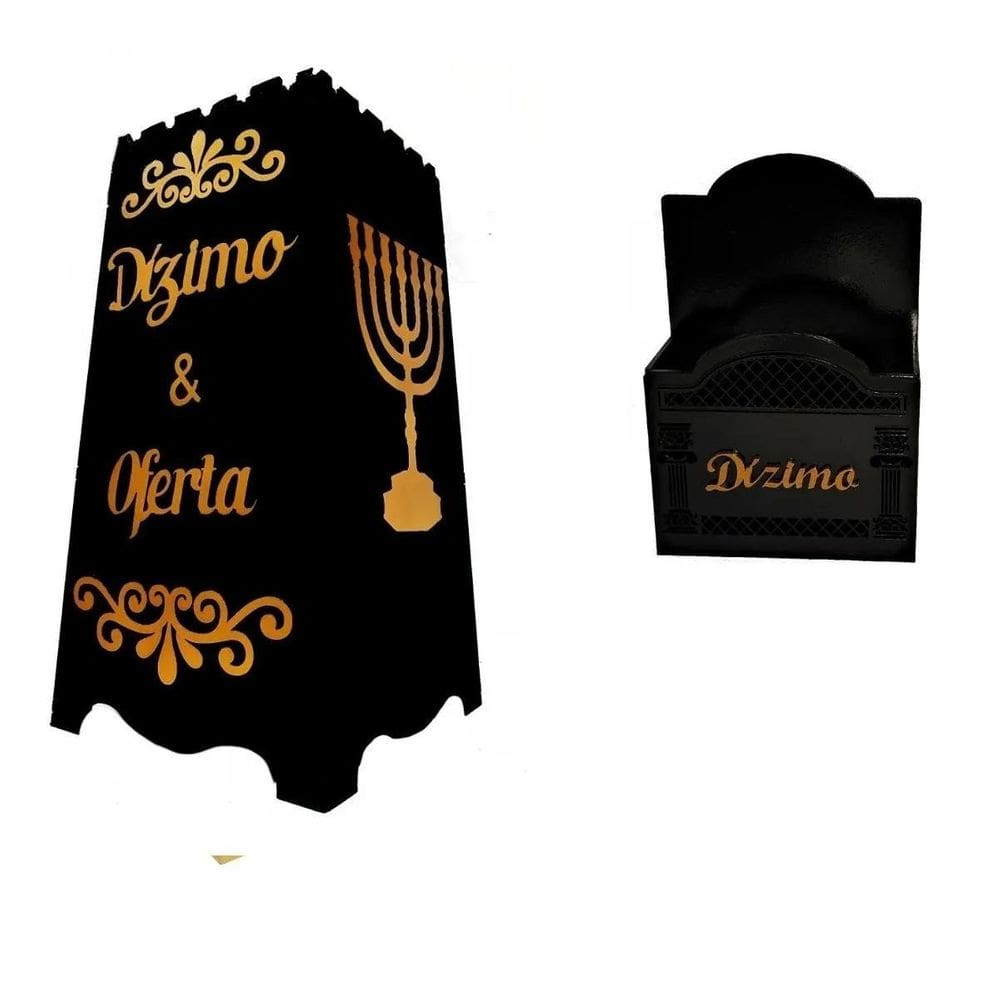 Gazofilácio Dízimos E Ofertas Igreja Em Mdf + Porta Envelope