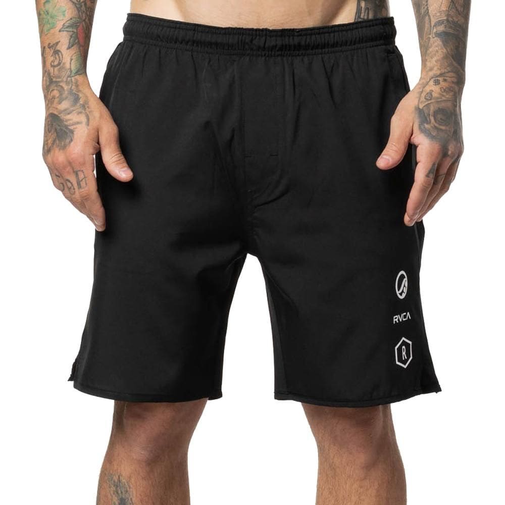 Bermuda RVCA Ruotolo Yogger 18” WT24 Masculina Preto