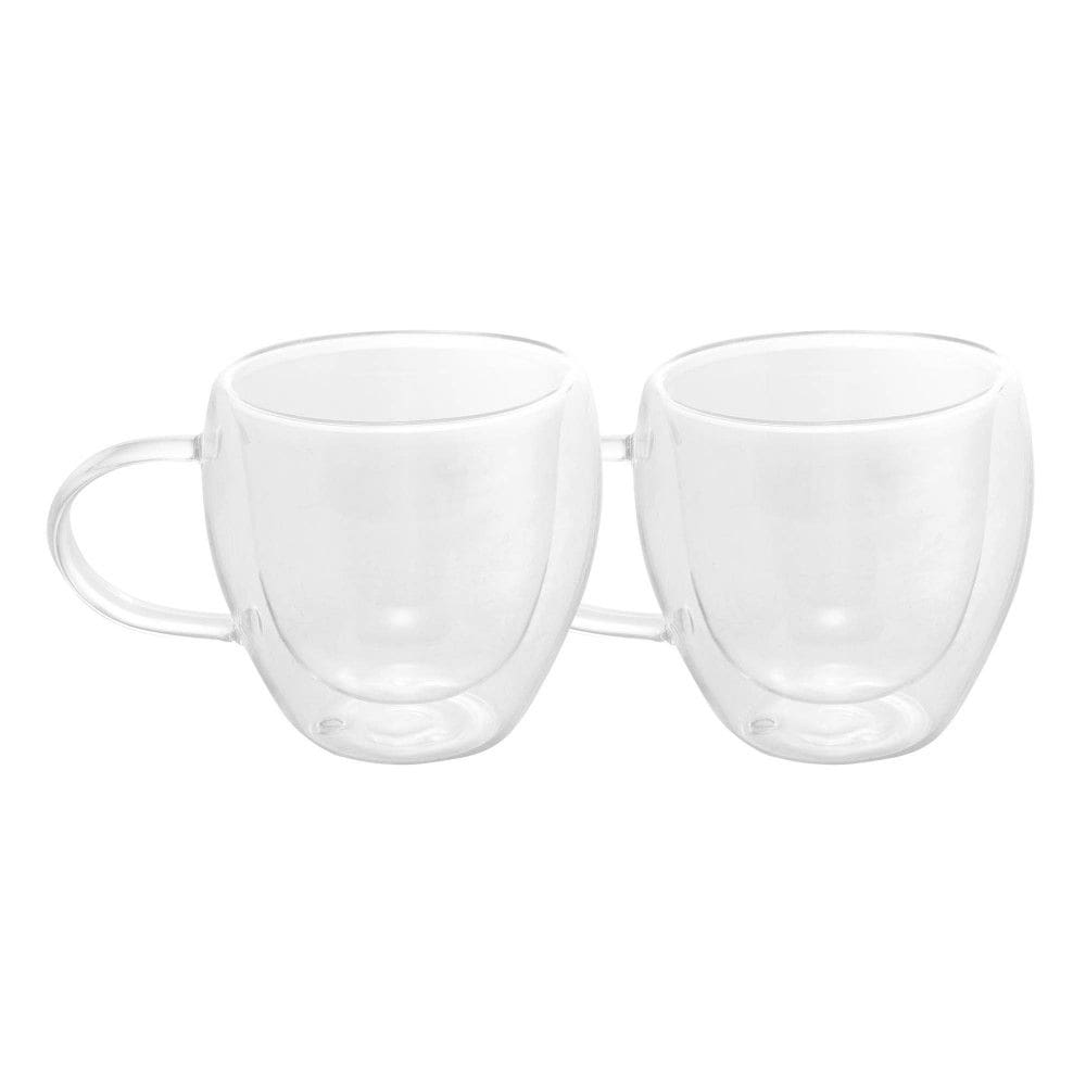 Conjunto de Xícaras para Chá 250ml Vidro Duplo 2 Peças Modern Lyor