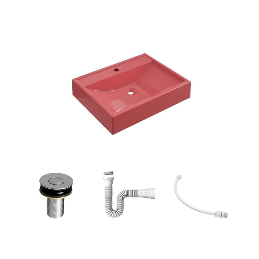 Kit Cuba RT49 C/Válvula Click 1``B (2,6cm) + Sifão Pvc + Flexível