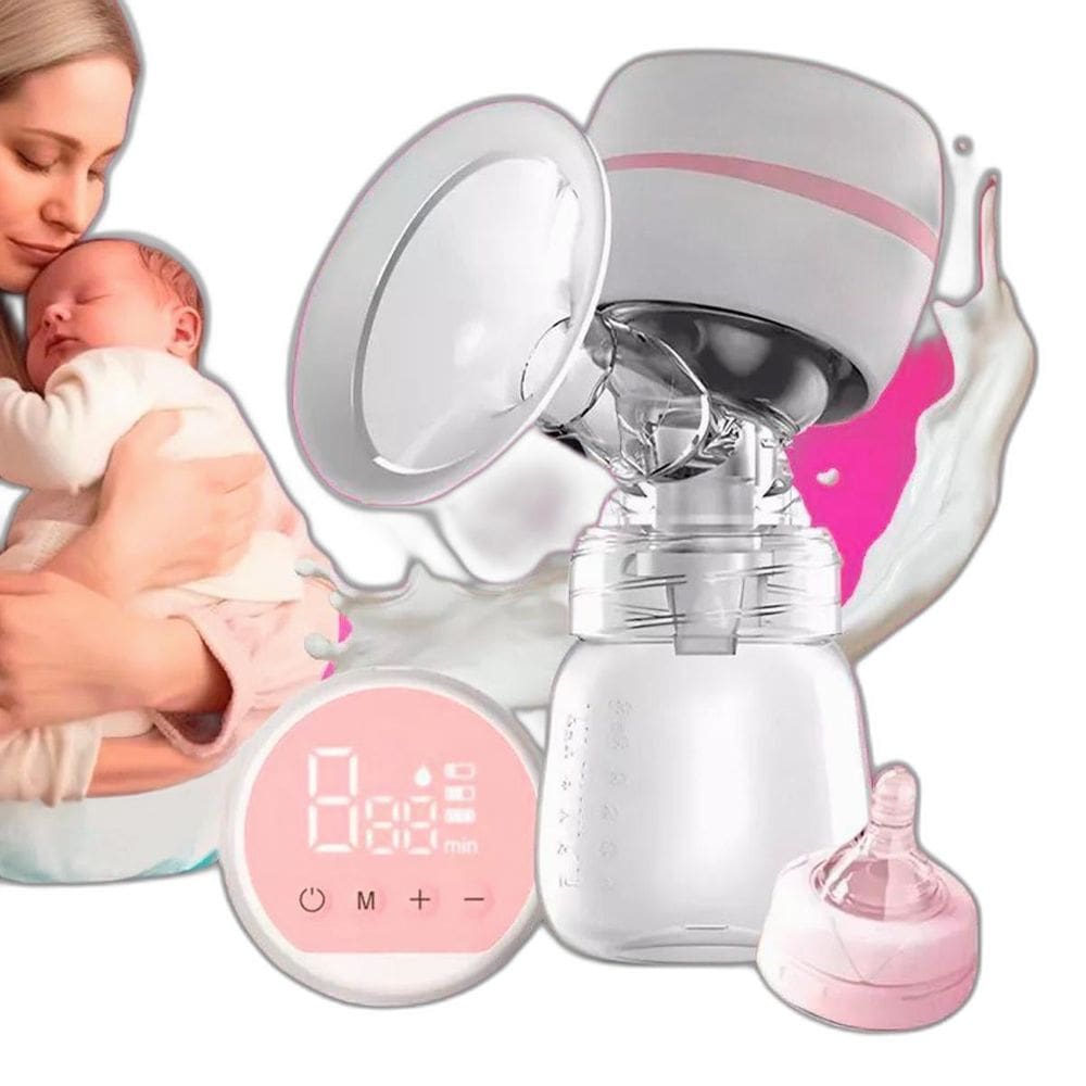 Bomba Elétrica Tira Leite Digital Materno Sucção Usb