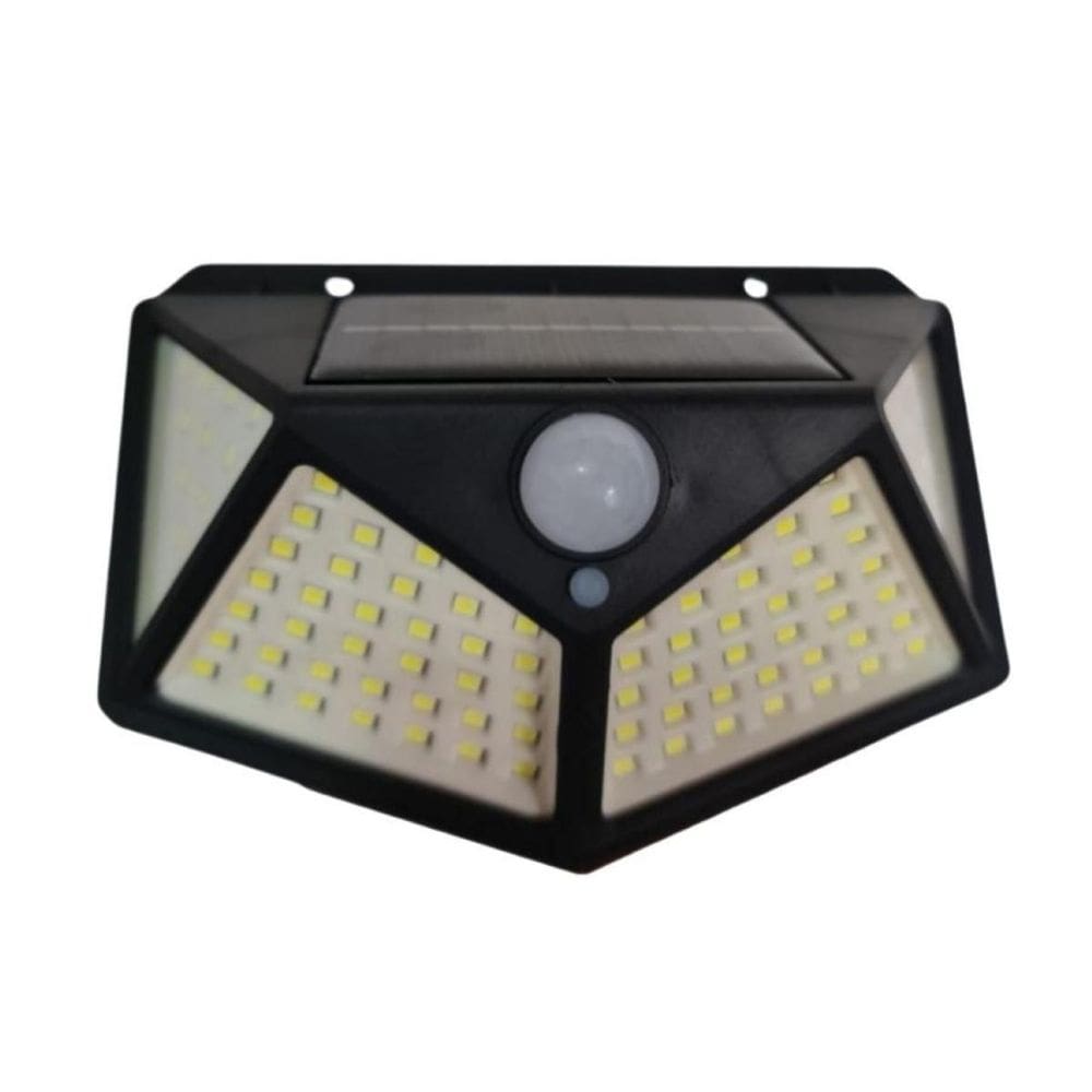 Luminária Solar Arandela Goldenultra 100 Leds Sensor