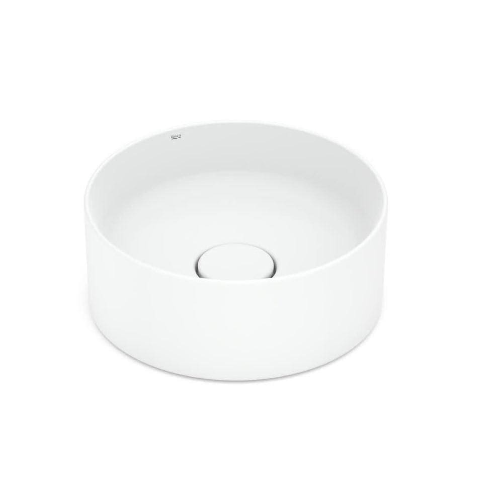 Cuba de Apoio Redonda Terra T1 30cm Branco Roca