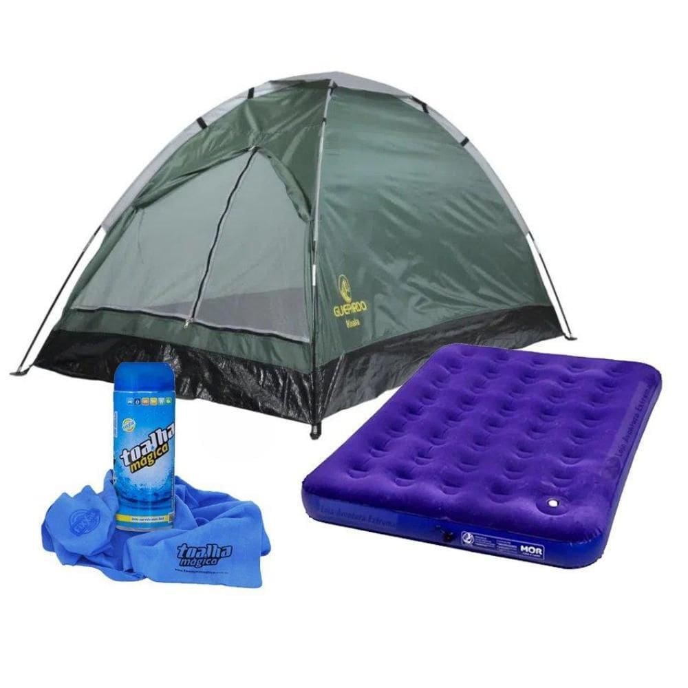 Barraca Iglu 3 Koala Guepardo+Colchão Casal+Toalha Mágica