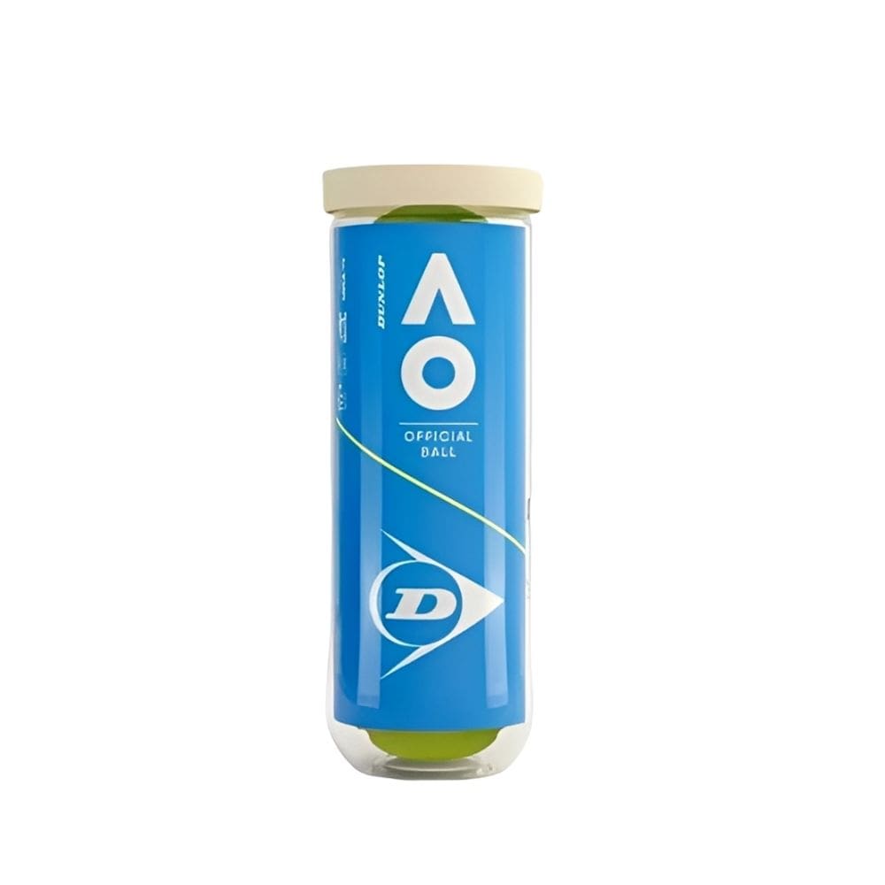 Bola de Tênis Dunlop Australian Open - Tubo com 3 Bolas