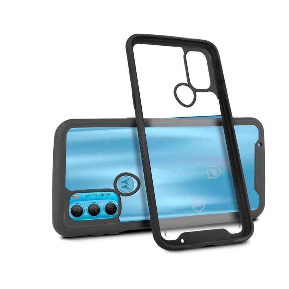 Capa Para Motorola Moto G71 - Stronger Preta - Gshield