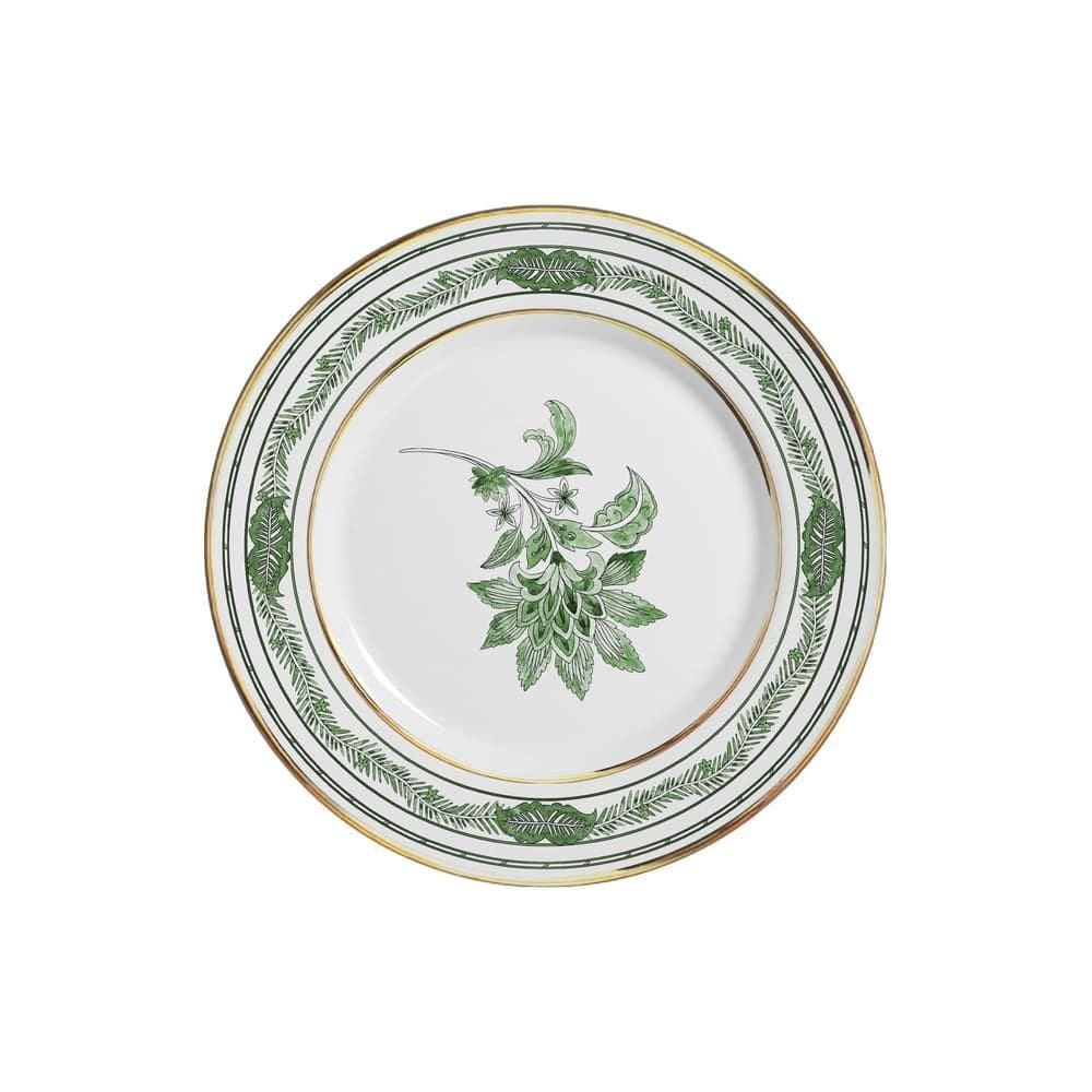 Conjunto Com 6 Pratos De Sobremesa Xangai Verde 21Cm