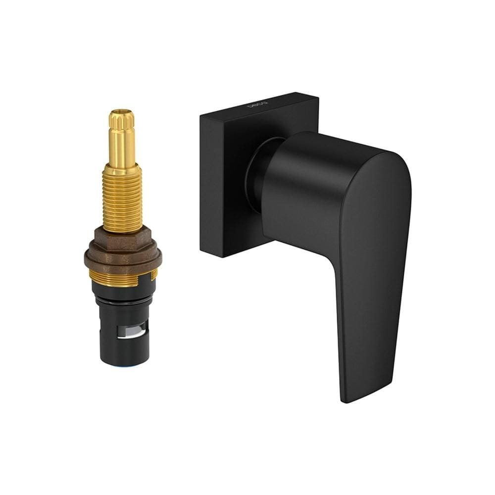 Acabamento para Registro Deca 1/2” e 3/4” Level Black Matte