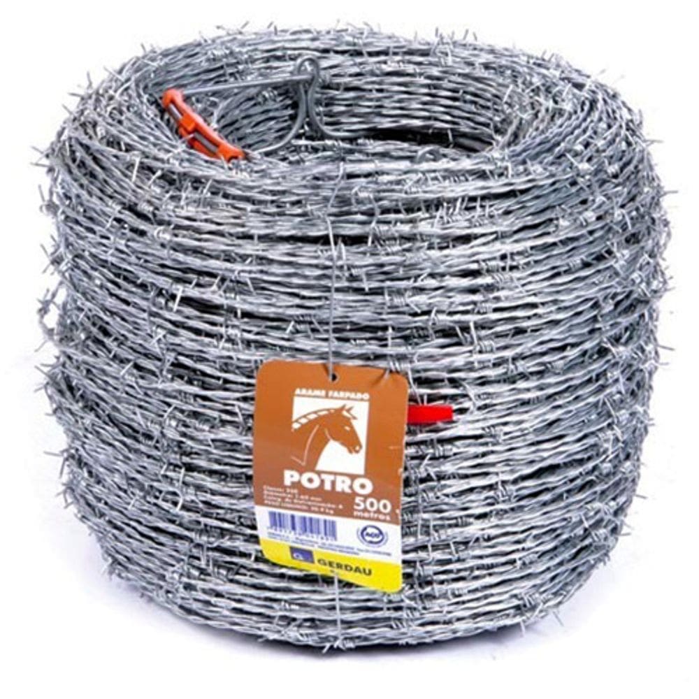 Arame Farpado Potro Gerdau Rolo 500 M
