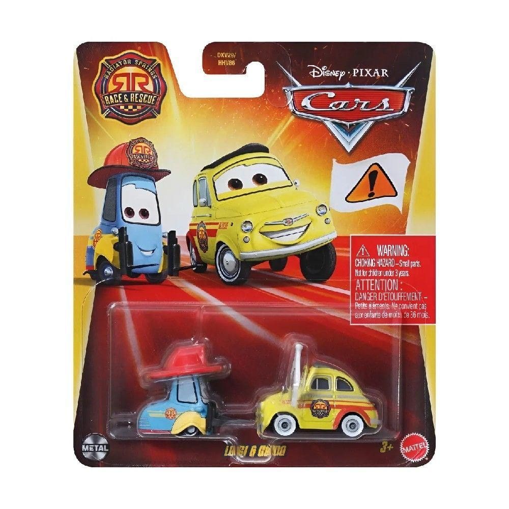 Disney Pixar Carros Veículo Luigi & Guido - Mattel
