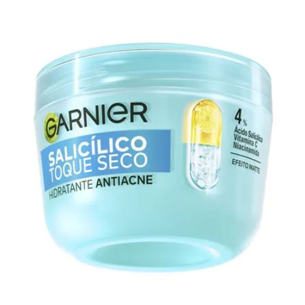 Hidratante Facial Antiacne Salicílico Toque Seco 85g Garnier Momento de aplicação Dia/Noite Tipo de pele Oleosa