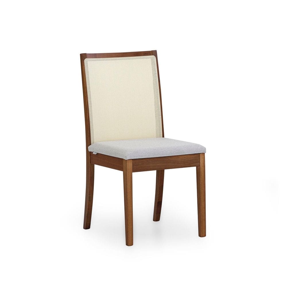 Cadeira para Sala de Jantar Desmontável Alice Amendoa