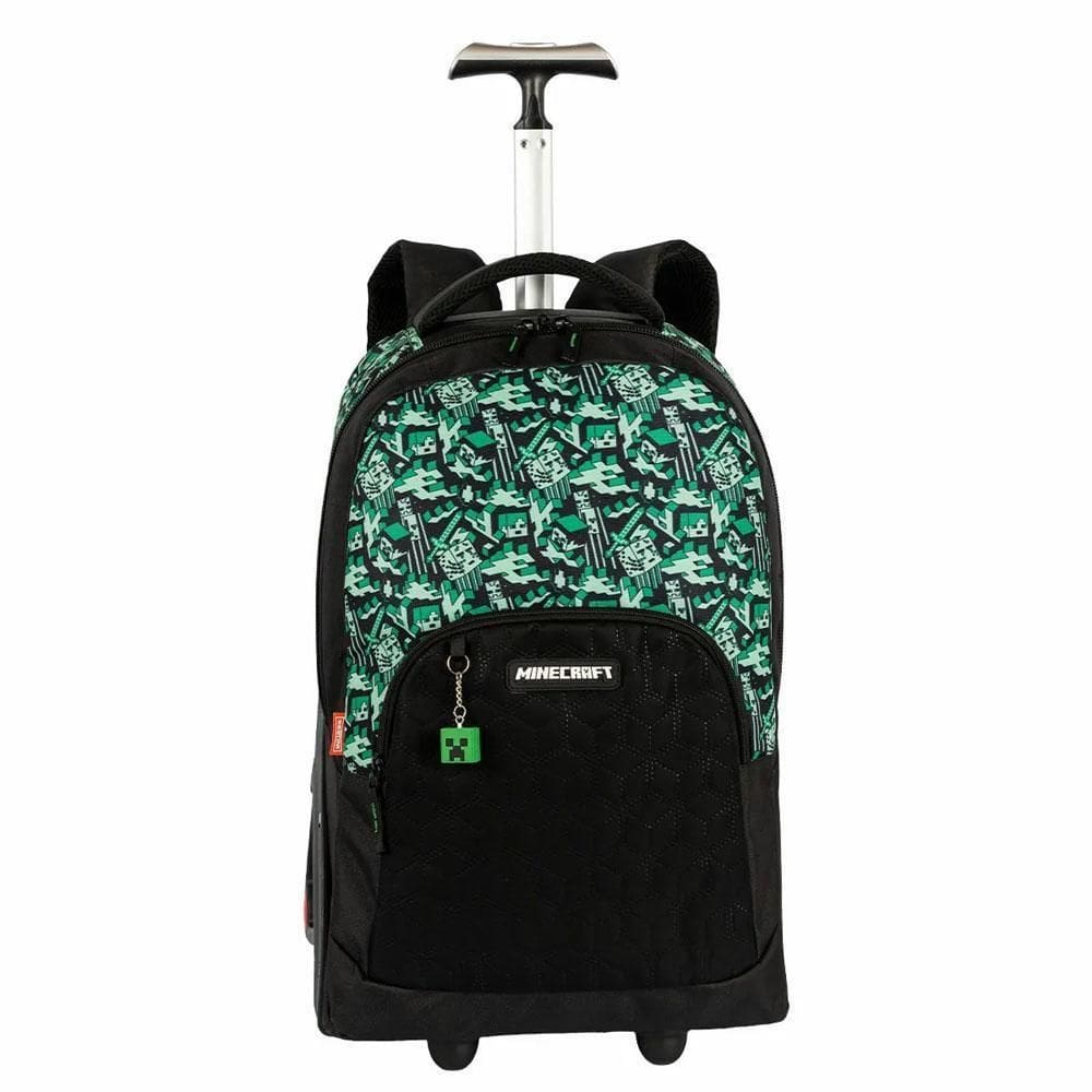 Mochila Rodinha 35L Mega Rodas Minecraft Camoterra Sestini