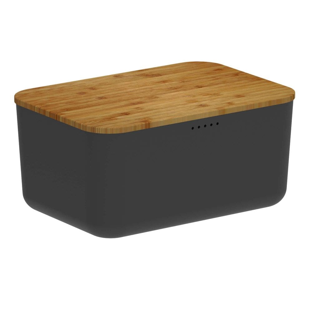 Porta Pão Lume Preto 33cm - Ou