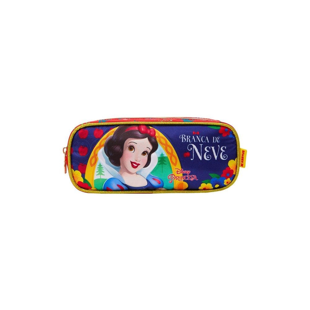 Estojo Personalizado Escolar Duplo Branca De Neve 13085