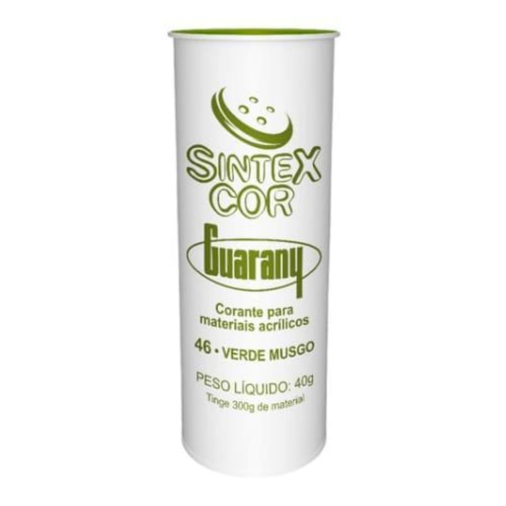 Corante Para Acrílicos Sintexcor Guarany Verde Musgo