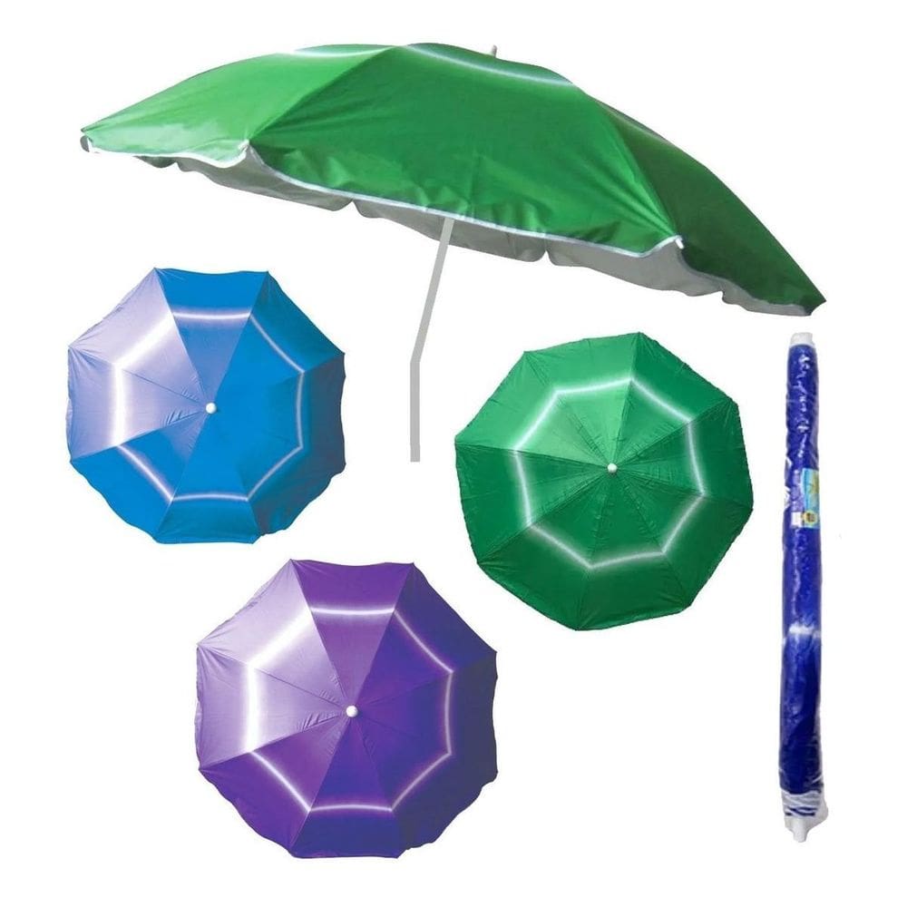 Guarda-Sol Gigante 1,90M Metros Piscina Praia Pesca Roxo