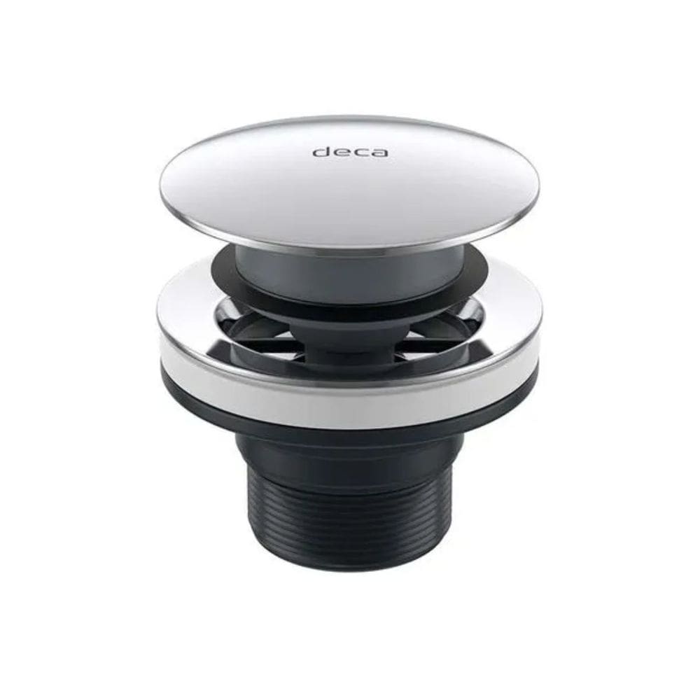 Válvula de Escoamento Click Lavatório Banheiro Cuba Bidê Cromado Resistente Deca
