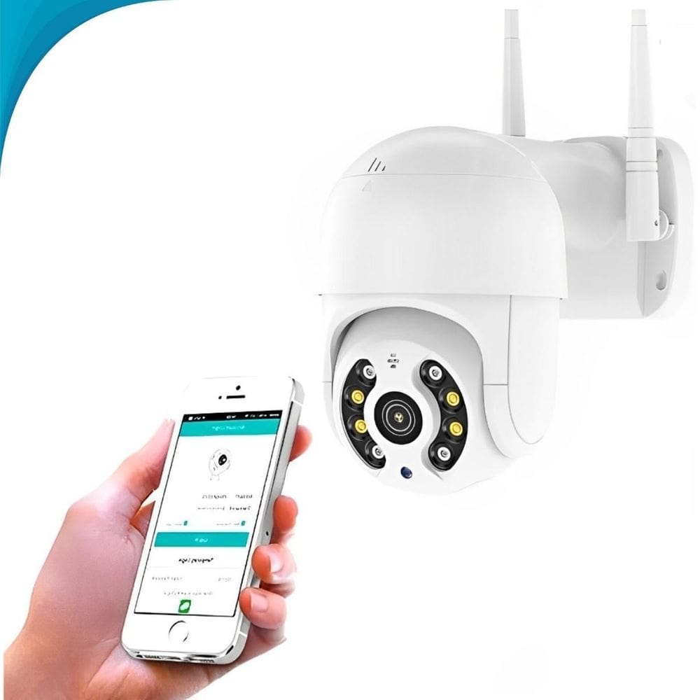 Câmera 360 Wifi Hd Prova Dágua Interna/Externa