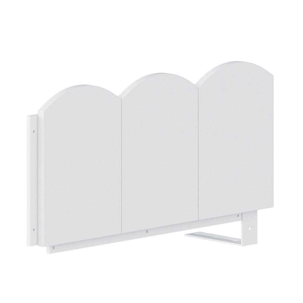 Cerquinha Simples 60cm para Cama Reversível New Garden Casatema Branco