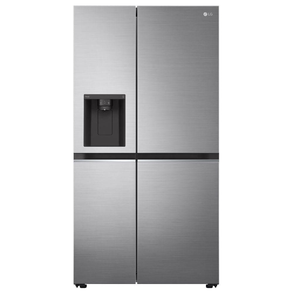 Geladeira Smart LG Side by Side UVnano 611 L Inverter GC-L257SLP Aço Escovado