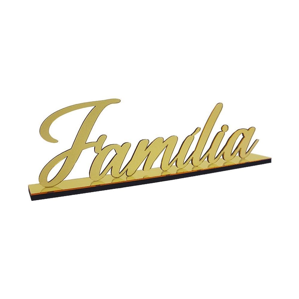 Palavras Decorativas Para Sala Família Acrílico Espelhado