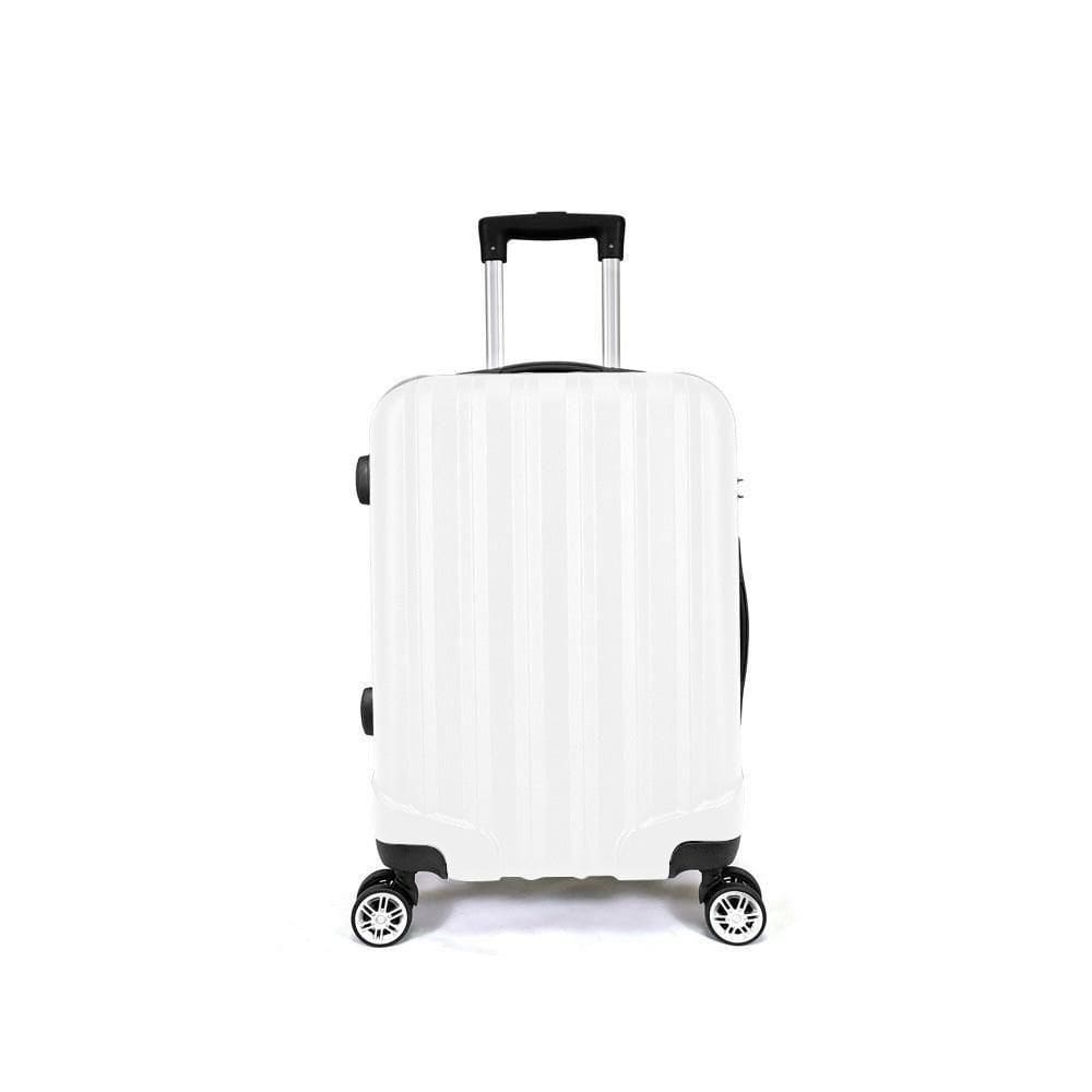 Mala De Bordo ABS 4 Rodas Action Fortt Branca MAB02-BR