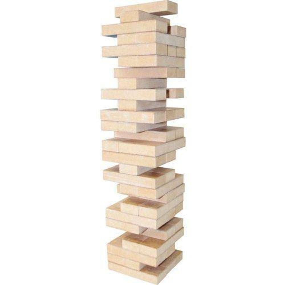 Brinquedo Torre Legal 54 Peças Em M.D.F Da Carlu 1899