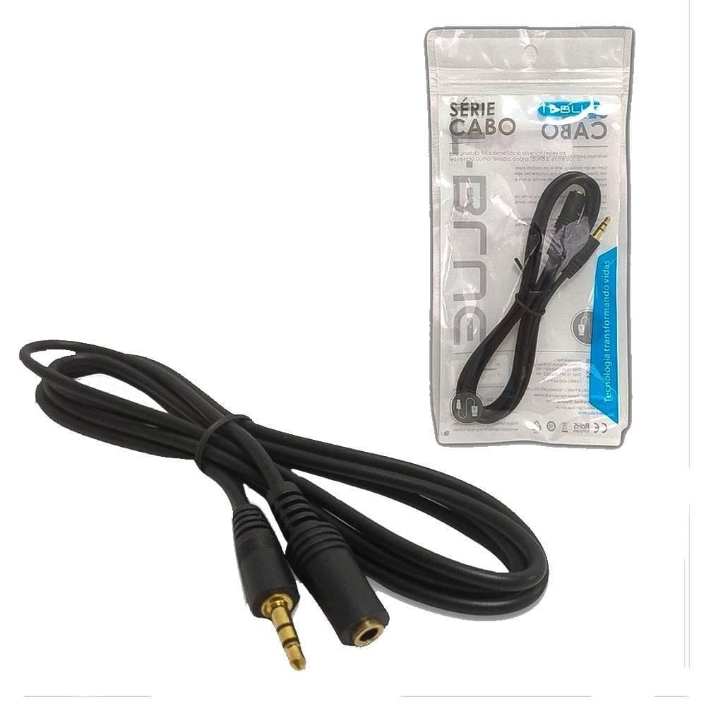 Cabo Extensor P2 Macho X P2 Fêmea 1,5M It Blue Le-3095