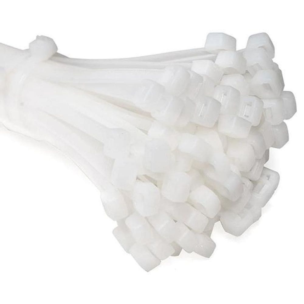 Abraçadeira Nylon Enforca Gato 7,6X400Mm Branco Com 500 Un