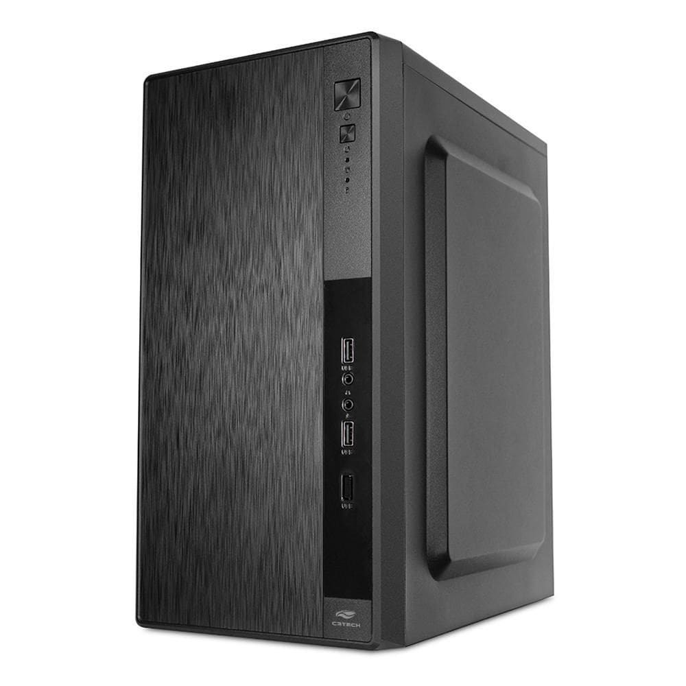 Gabinete Micro-Atx Mt-31V2Bk, Com Fonte 200W C3Tech - Preto