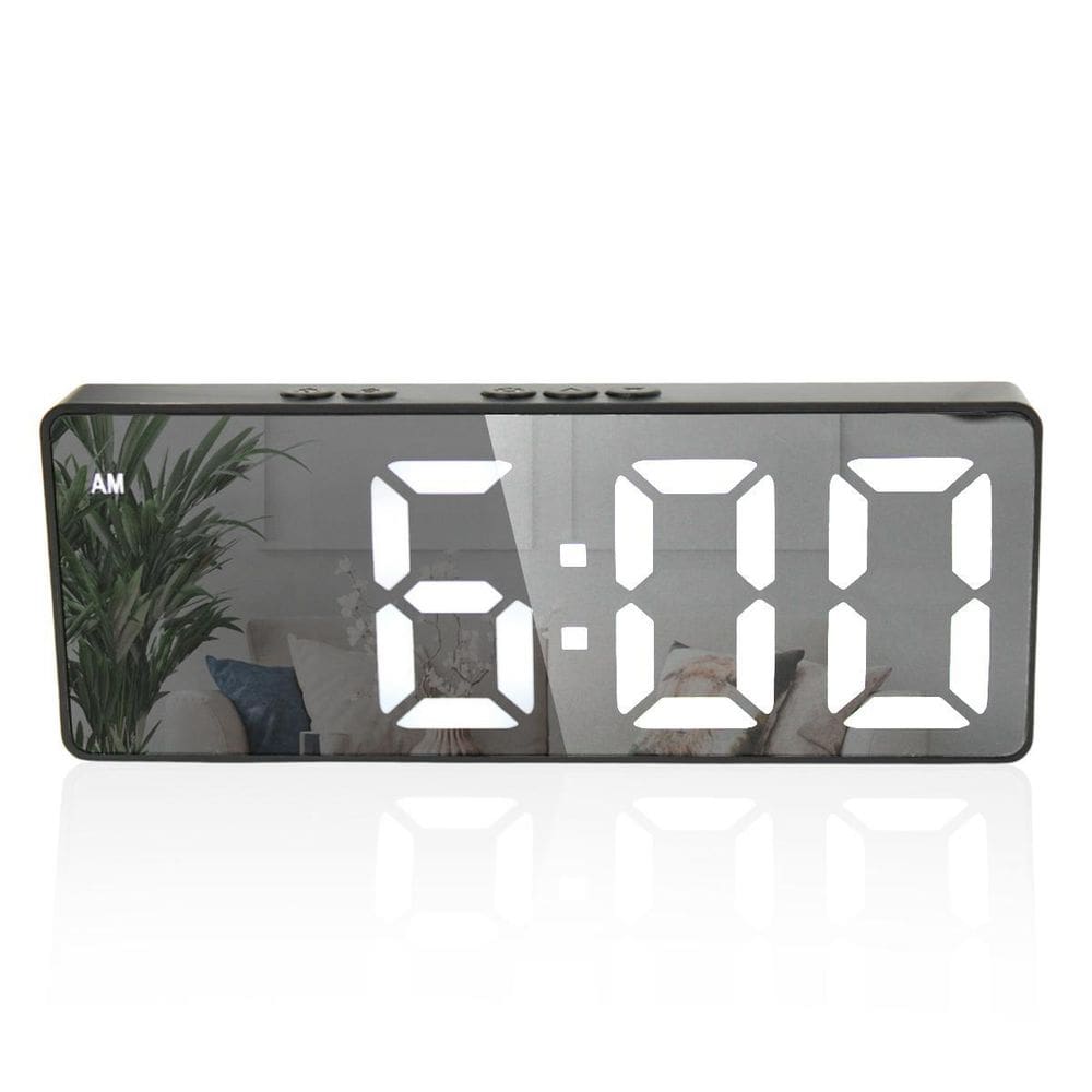 Relogio Despertador Digital Led Usb Pilha Portatil Alarme