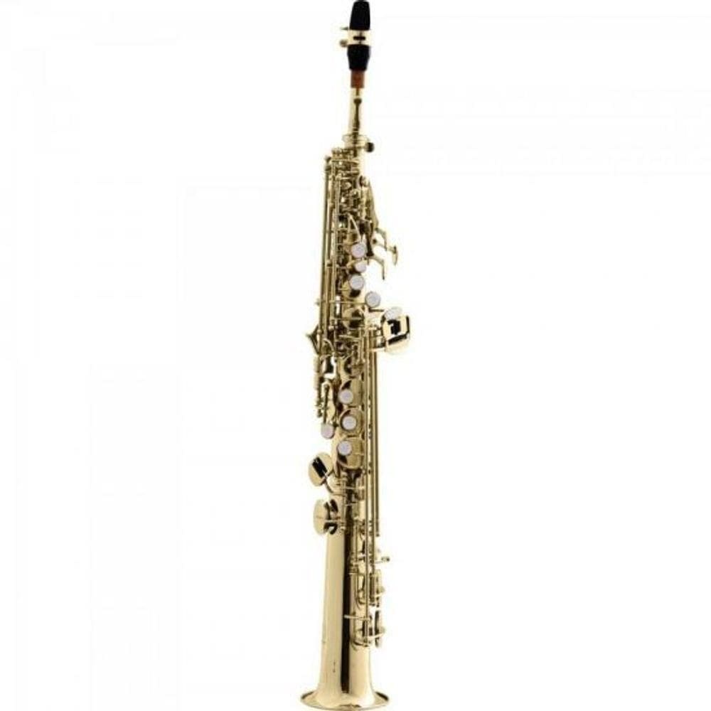 Saxofone Harmonics Bb Hst410l Soprano Reto Laqueado [f002]