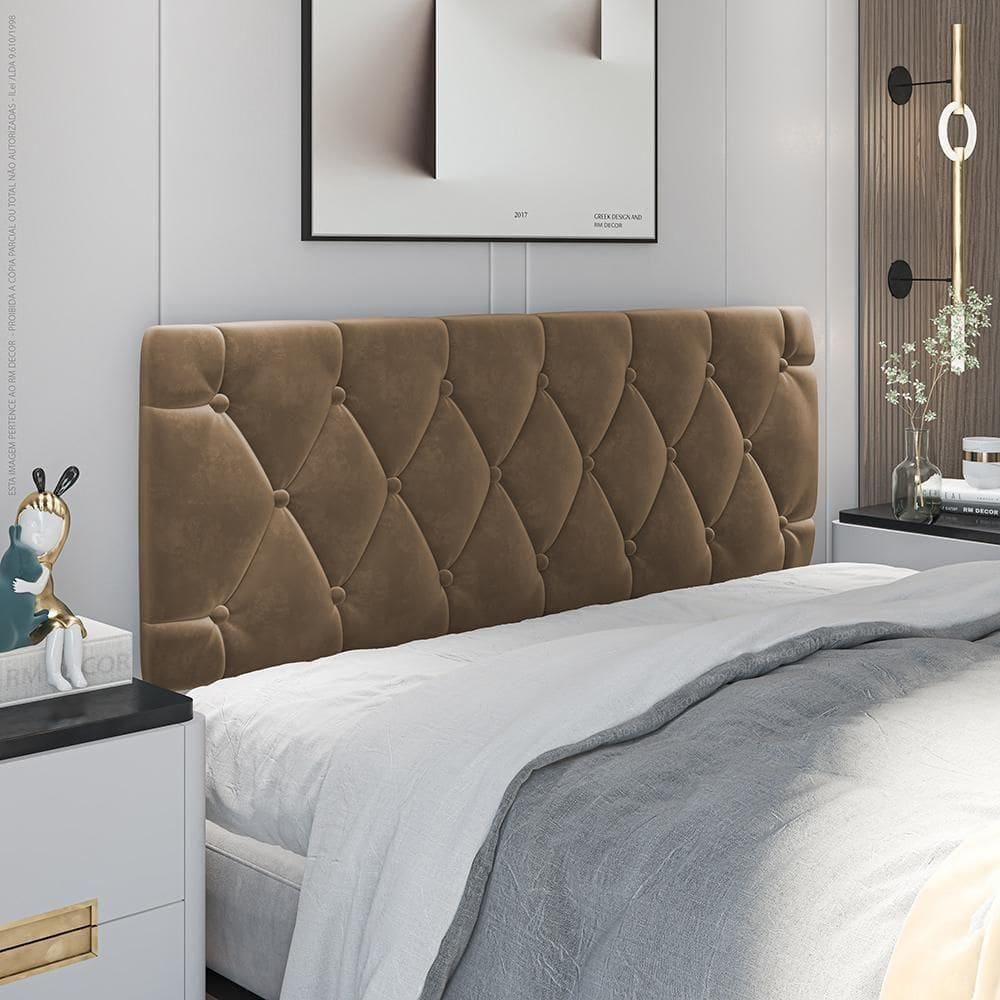 Vr Cabeceira Paris Bege Bege