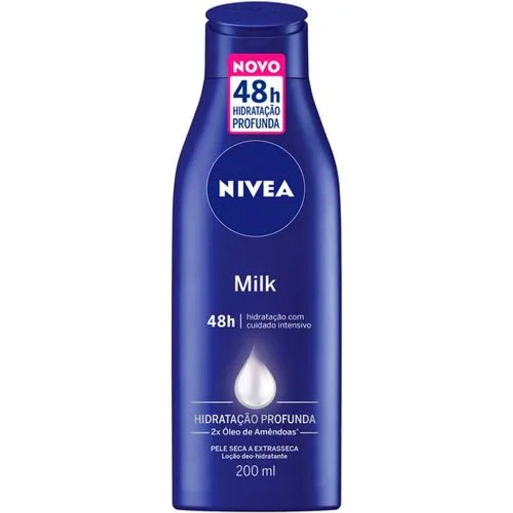 NIVEA Loção Hidratante Milk Pele Seca a Extrasseca 200ml