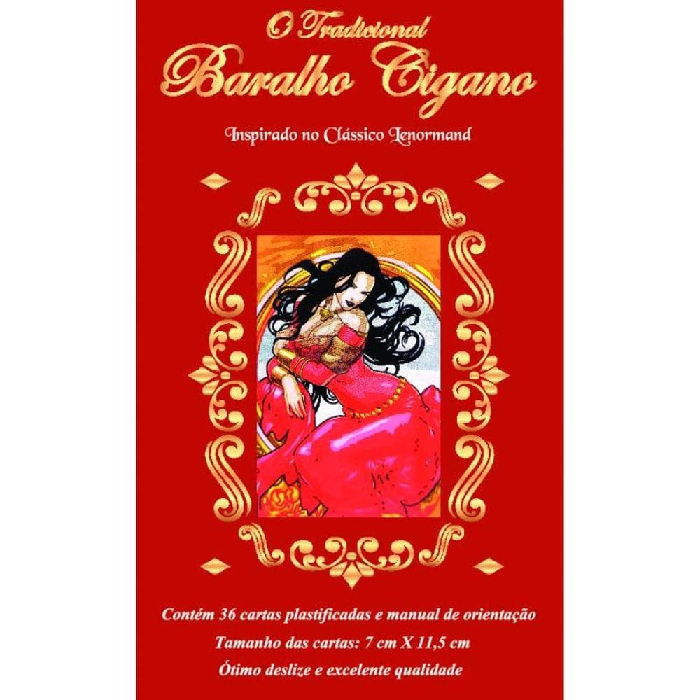 Kit Baralho Cigano + Bandeira + Pulseira + Leque