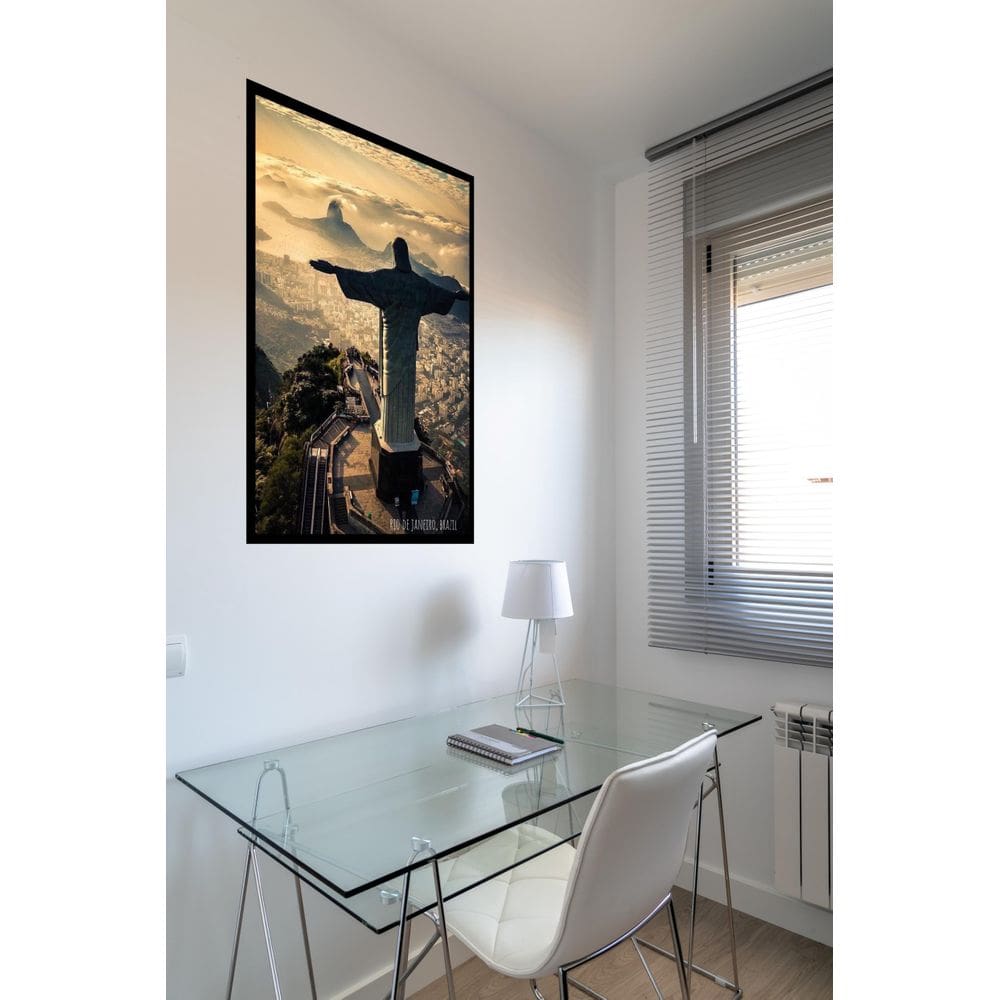 Quadro Decorativo Rio De Janeiro Cristo Redentor - 70X50Cm