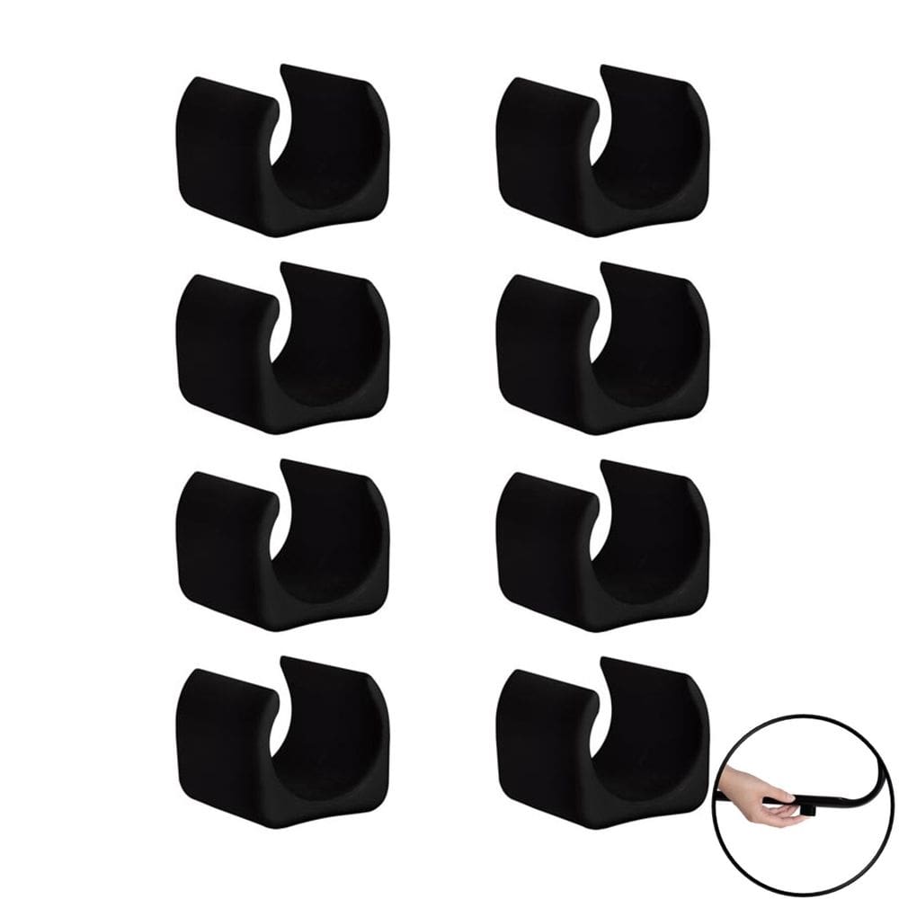 Kit 8 Peças Proteção Para Pés Cadeiras 19mm Preto - 2306 Mor