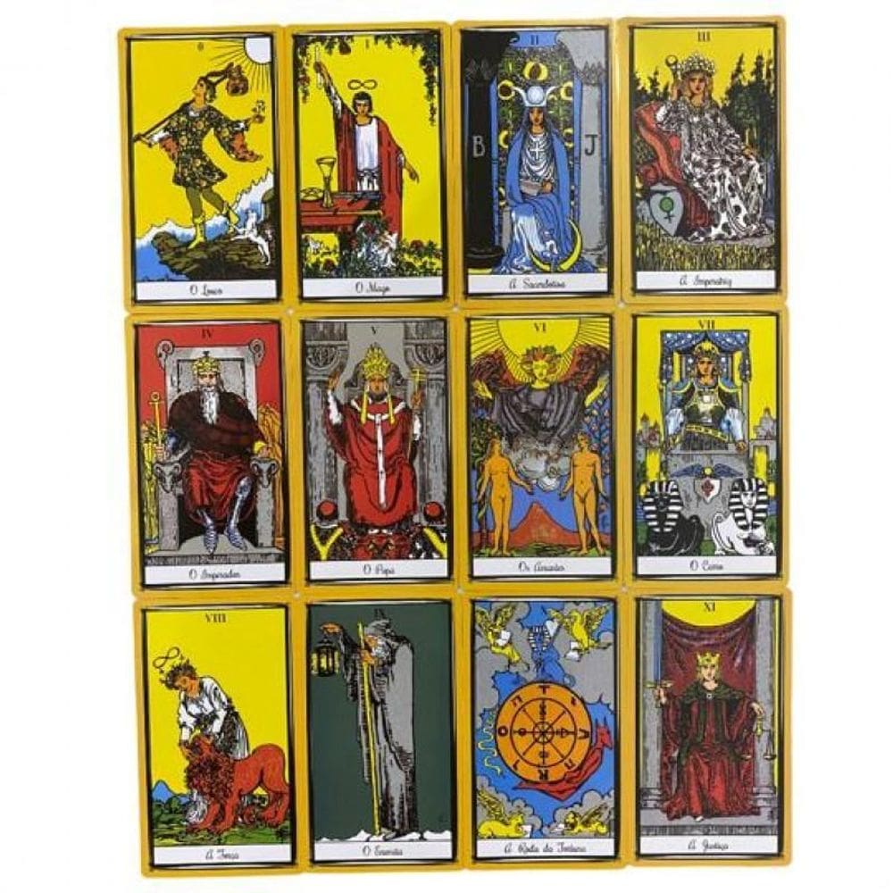 O Taro Waite 78 Cartas Plastificado Com Manual