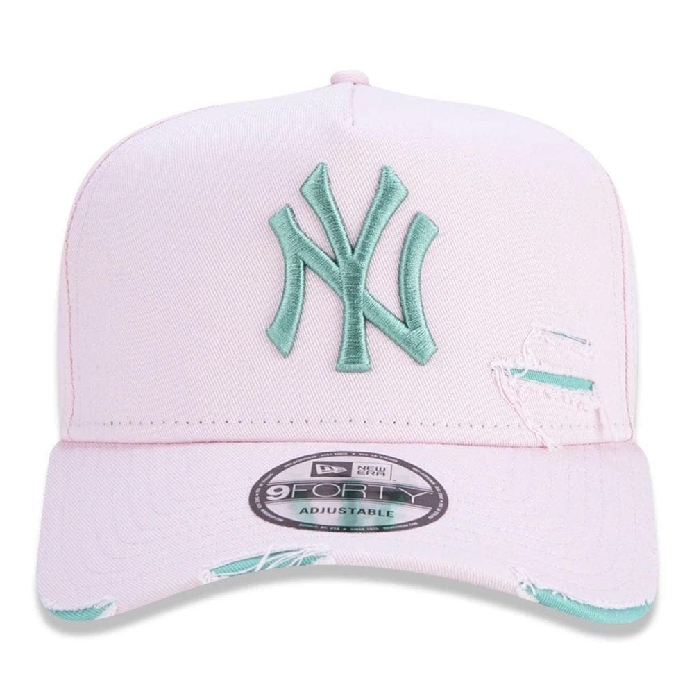 Boné New Era New York Yankees Destroyed Rosa