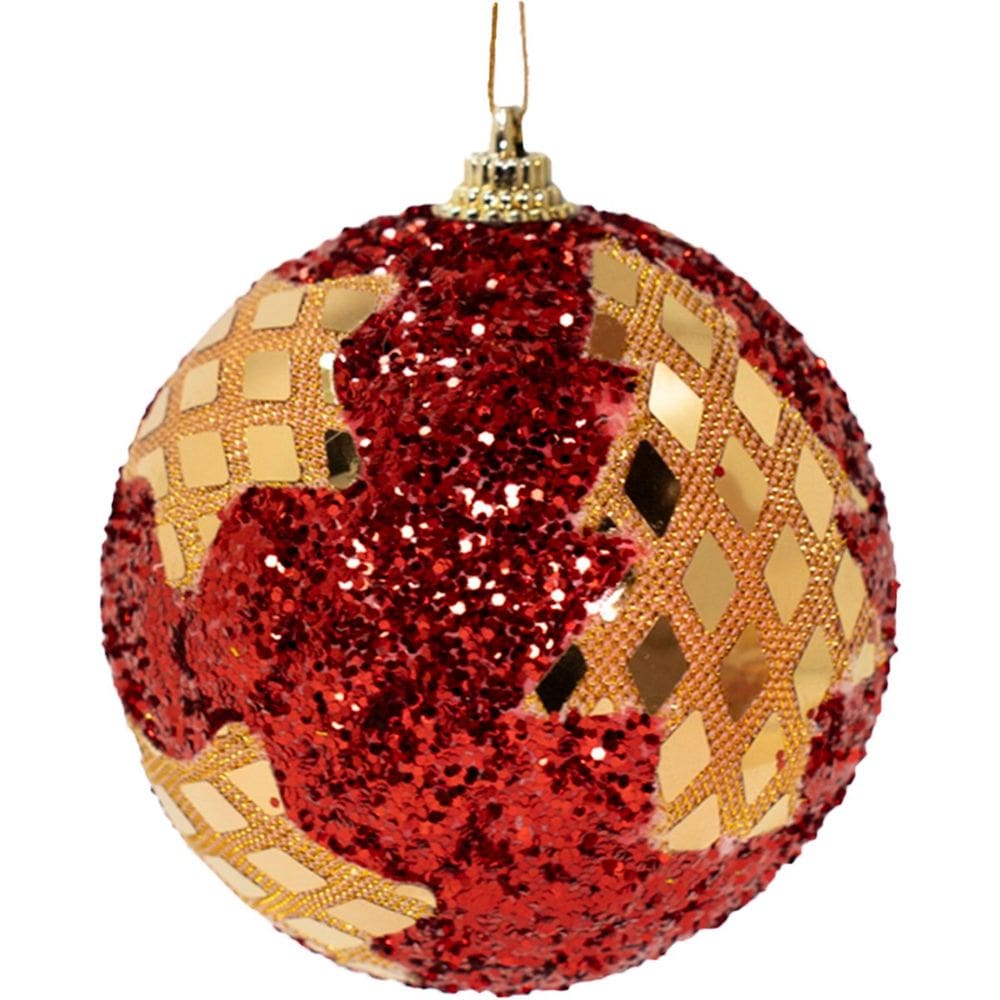 Enfeite Bolas Natalina Árvore Natal Estrela Artesanal 80mm