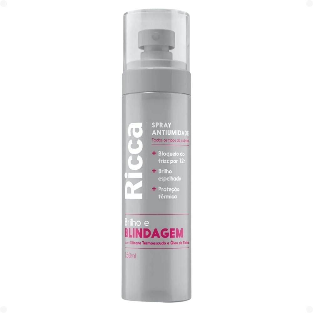 Spray Antiumidade Ricca Brilho e Blindagem 150ml